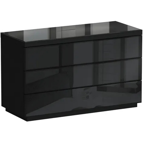 Комод Kristal ОГОГО 331220 (черный) ОГОГО Обстановочка!