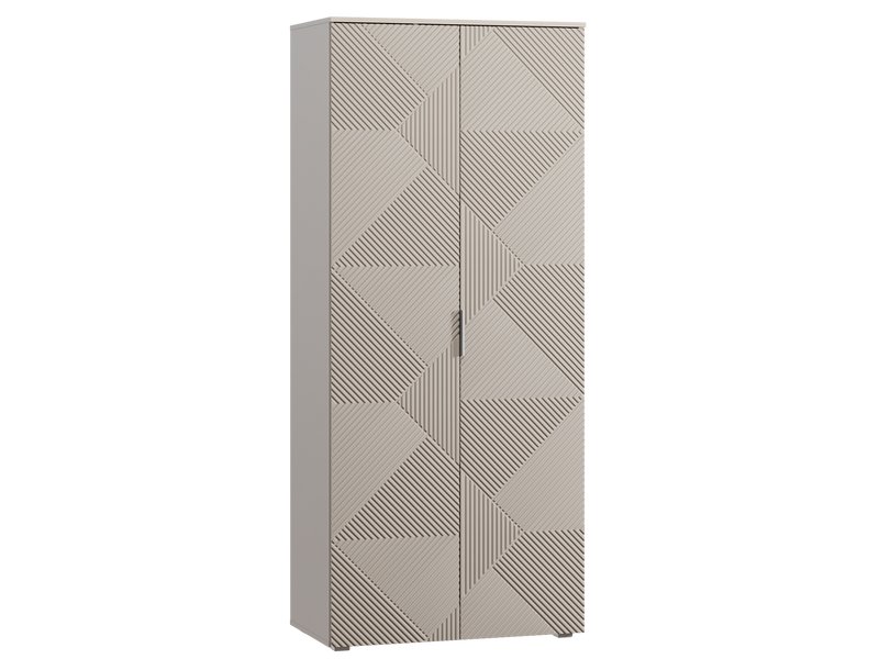 Распашной шкаф Шелтон 2-91x212 Латте