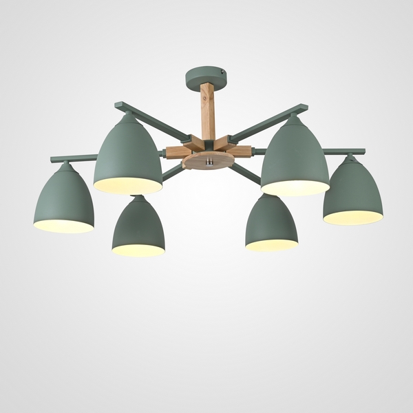 Потолочная люстра на штанге NOA 6 Mint ImperiumLoft Noa01 (183467-26)
