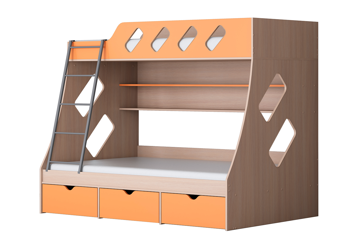 Кровать двухъярусная Дельта