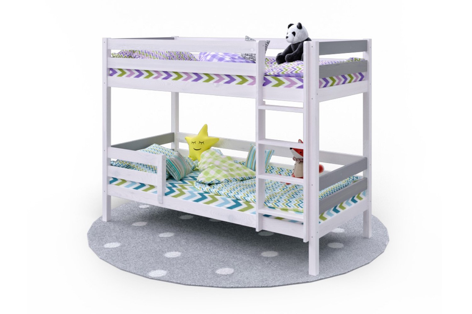 Кровать двухъярусная Савушка