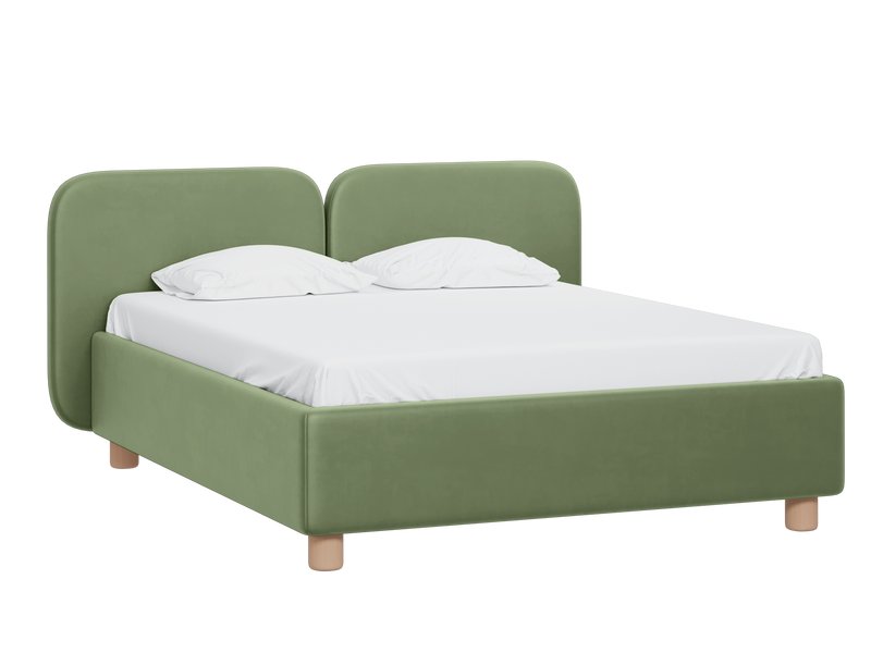 Кровать Вента 160 Велюр Оливковый
