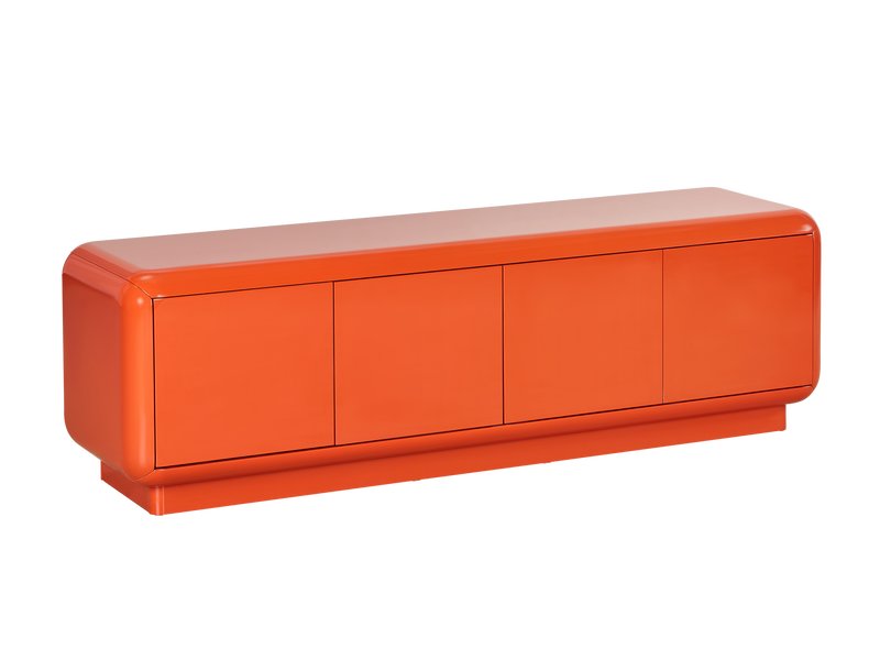ТВ-тумба Венда 160x49 Оранжевый Глянец