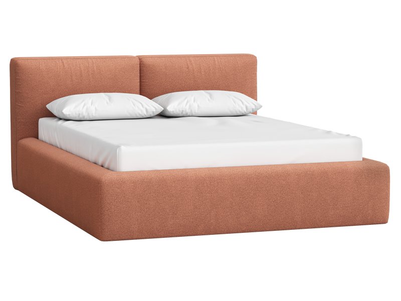 Кровать Фостер 160 Шенилл Терракотовый
