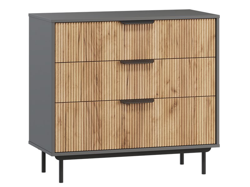 Комод Леванте 94x86 Графитовый