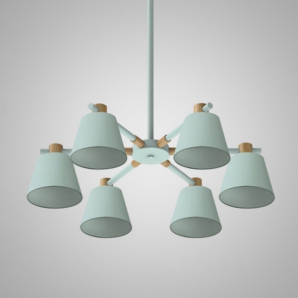 Потолочная люстра на штанге Natura A Blue 6 ImperiumLoft Naturaab (177991-26)