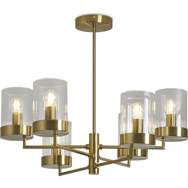 Потолочная люстра на штанге Freya Clip FR5426PL-06BS