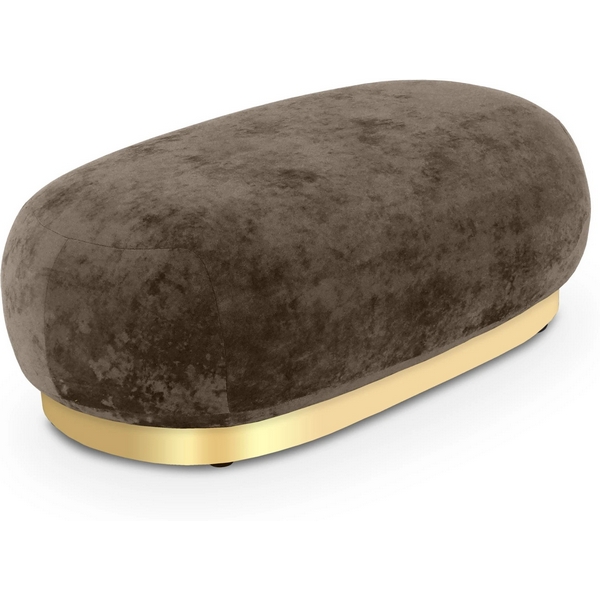 Банкетка Lucca ОГОГО (арт.853170), (Ткань,Велюр/Коричневый) ОГОГО Обстановочка!