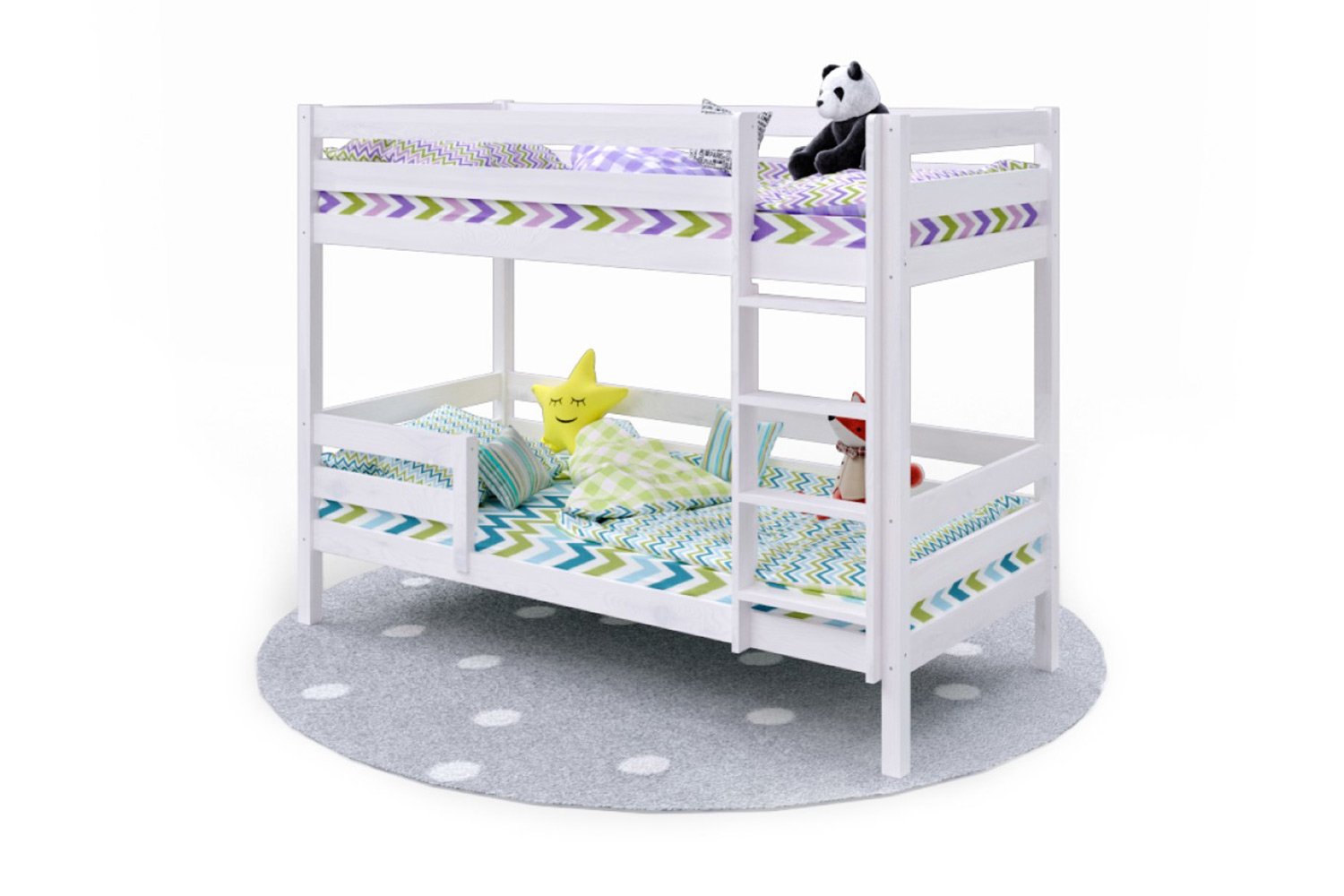 Кровать двухъярусная Савушка