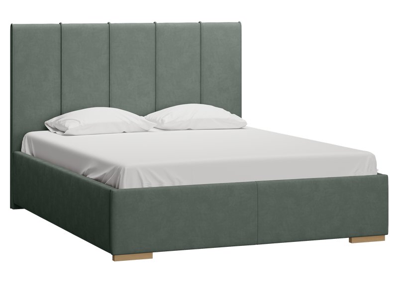 Кровать Шерона 160 Велюр Оливковый