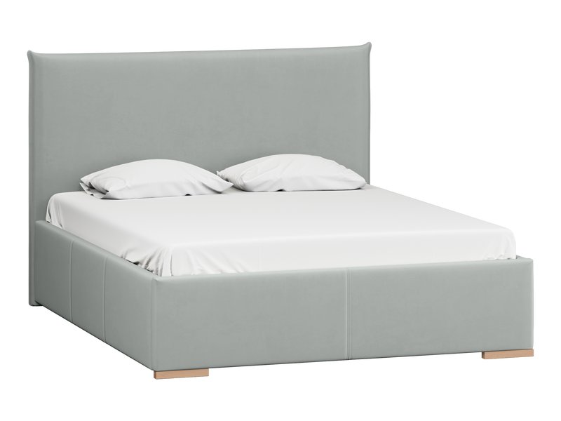 Кровать Слипсон 140 Велюр Светло-серый