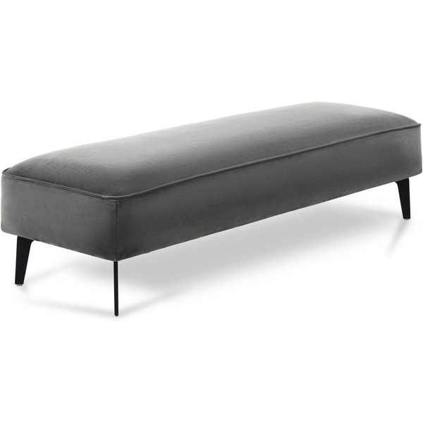 Банкетка Amsterdam ОГОГО (арт.787128), (Ткань,Велюр/Серый) ОГОГО Обстановочка!