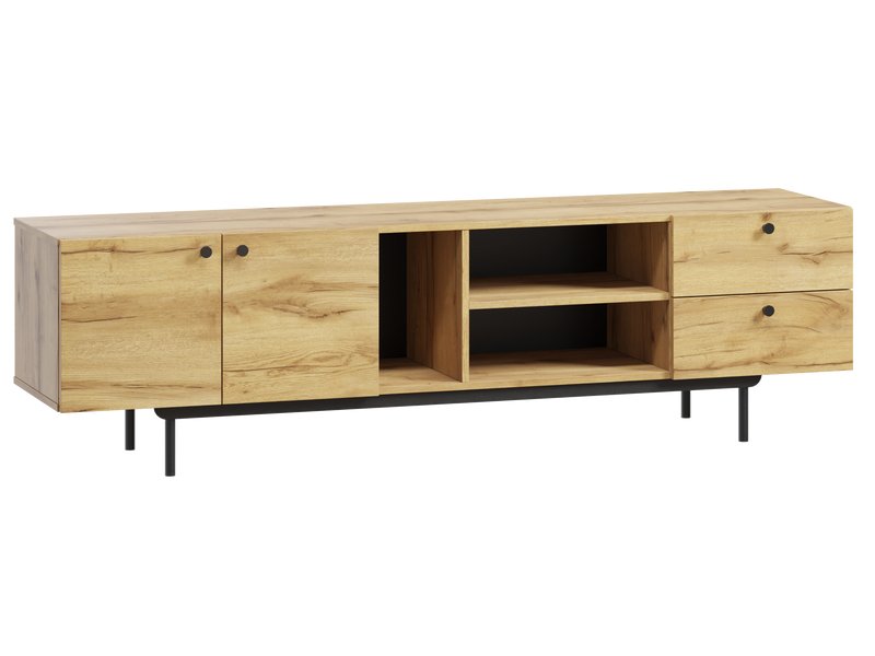 ТВ-тумба Скульт 2-180x51 Дуб Золотистый