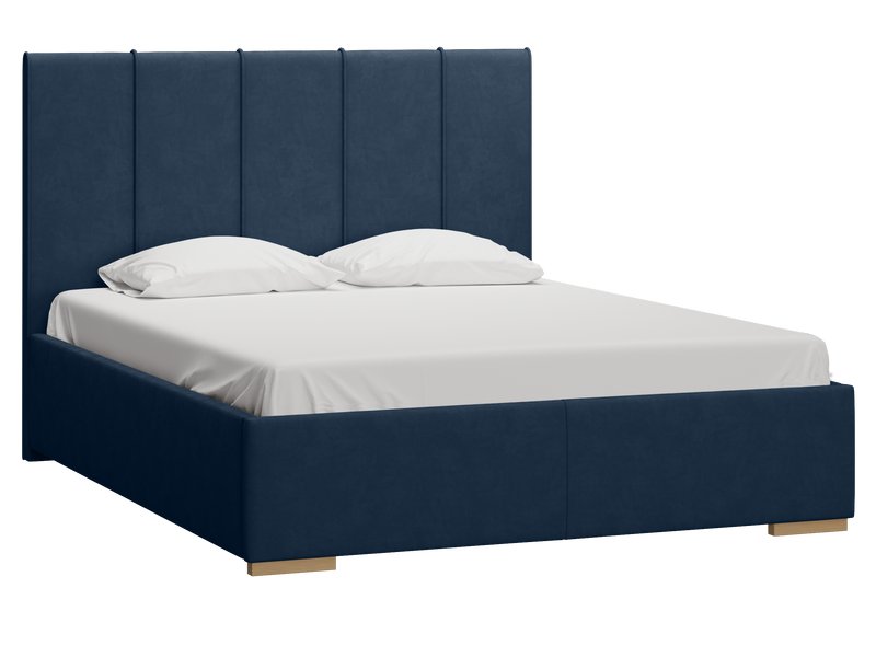 Кровать Шерона 160 Велюр Синий