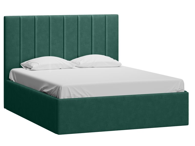Кровать Вега-П 140 Велюр Зеленый