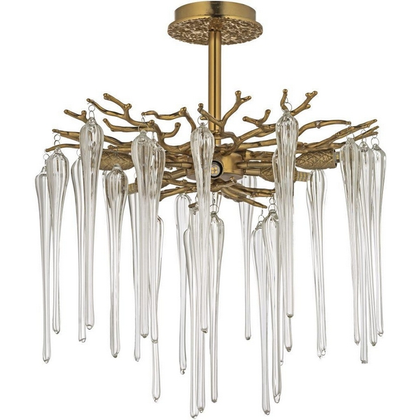 Потолочная люстра хрустальная на штанге Dio D`arte Tavenna Antigue Tavenna H 1.3.46.101 A Dio D'Arte