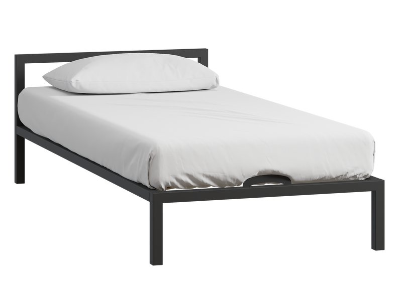 Кровать Барроу 90 Серый