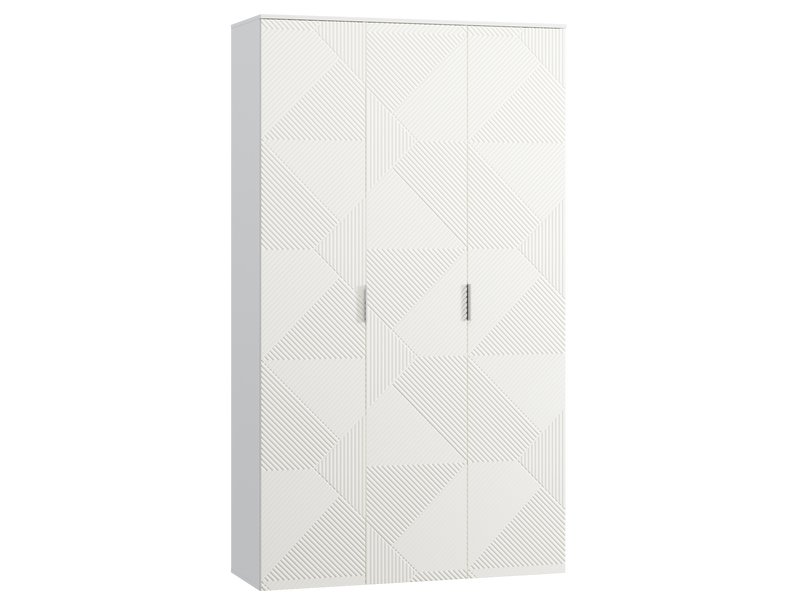 Распашной шкаф Шелтон 3-137x240 Белый