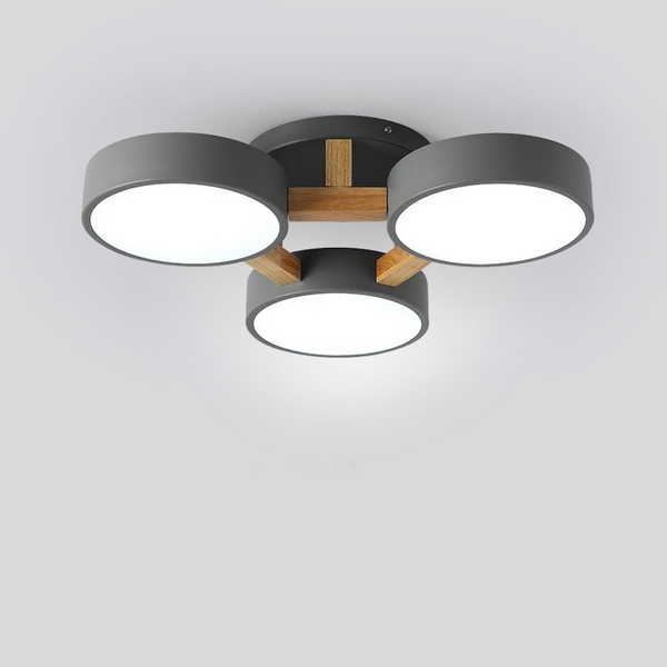 Потолочная LED люстра с ПДУ Joist 3 Gray Imperiumloft Joist01 (178321-26) ImperiumLoft