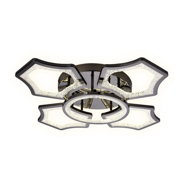 Потолочная люстра светодиодная с пультом регулировкой цветовой температуры и яркости ночным режимом Ambrella Acrylica FA576