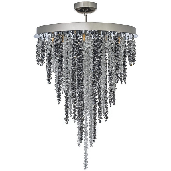 Потолочная люстра хрустальная Arti Lampadari Flusso H 1.4.55.106 N