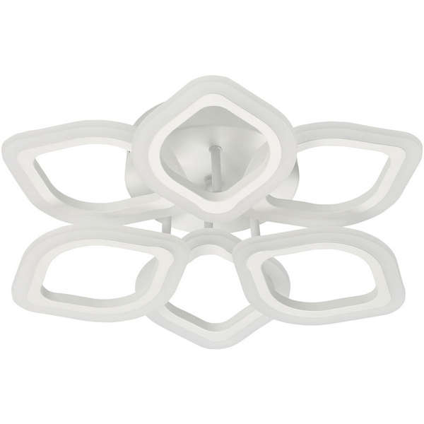 Потолочная LED люстра с ПДУ De City Мадлен 424013206 с цветами