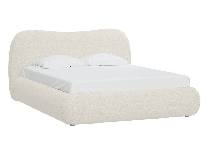 Кровать Эмбер 140 Букле Белый