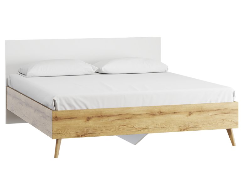 Кровать Нордик 180 Натуральный Молочный