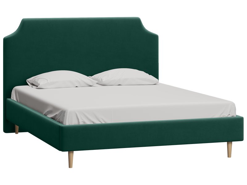 Кровать Адона-Н 160 Велюр Зеленый