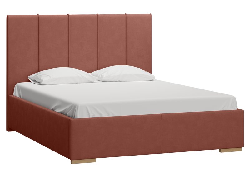 Кровать Шерона 160 Велюр Терракотовый