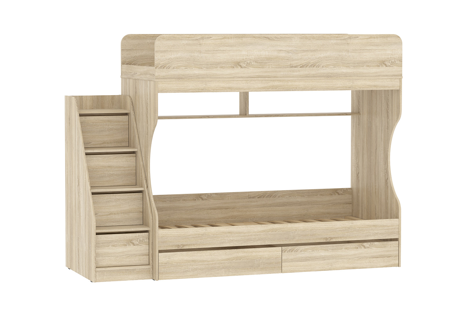 Кровать двухъярусная НМ 041.34