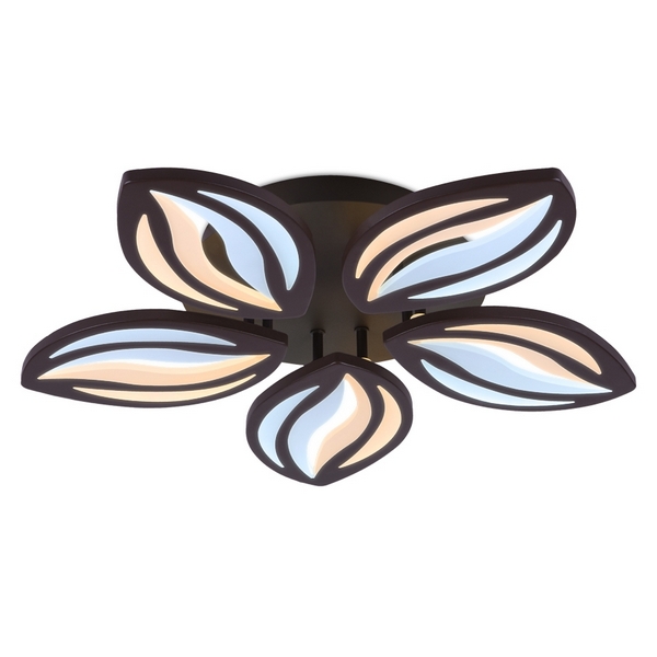 Потолочная люстра светодиодная с пультом регулировкой цветовой температуры и яркости ночным режимом Ambrella Acrylica FA464 (Умный дом)