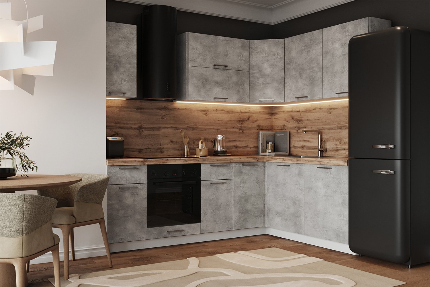 Модульный кухонный гарнитур Сити