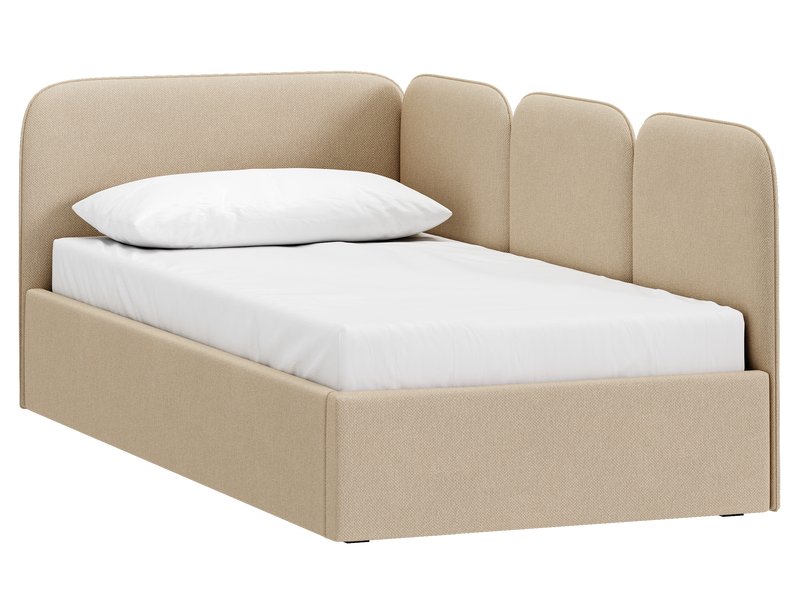 Детская кровать Имми 90 Рогожка Бежевый