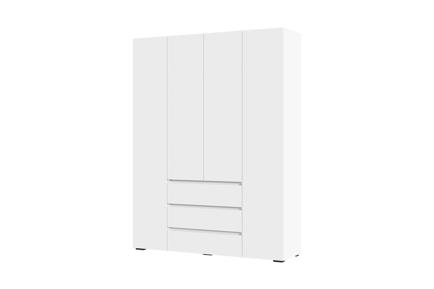 Шкаф 4-створчатый с ящиками Веста