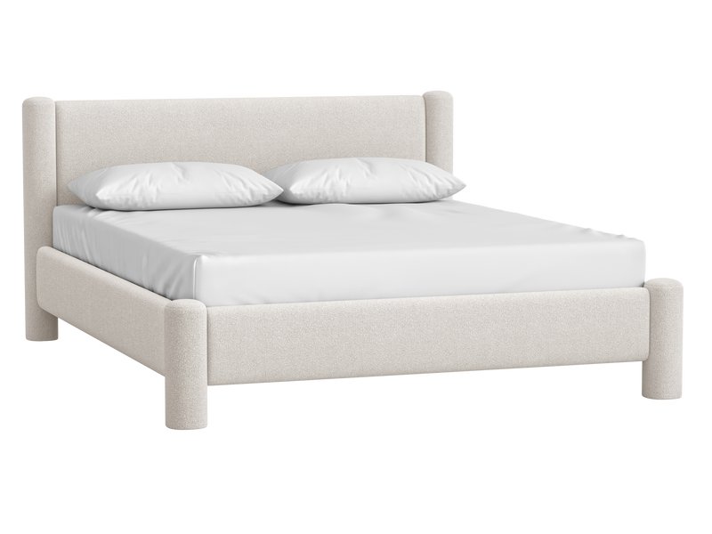 Кровать Ассоль 160 Букле Молочный