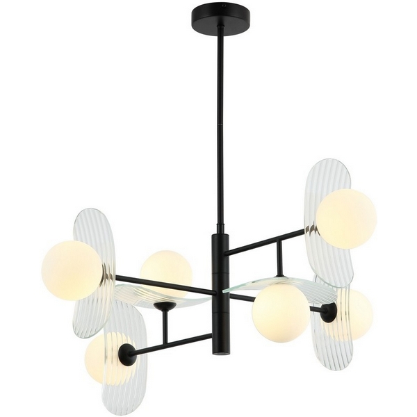 Потолочная люстра на штанге Omnilux Margno OML-51107-06 шарики