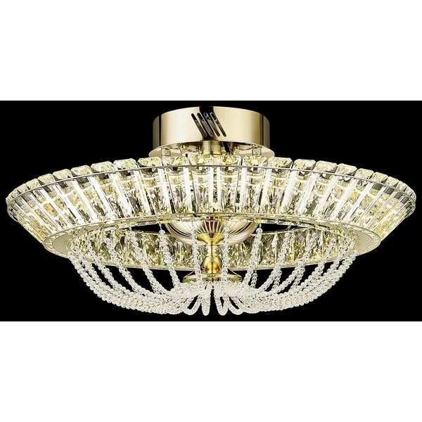 Потолочная LED люстра хрустальная Wertmark Daria WE103.60.307