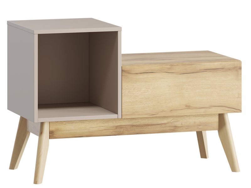 Тумба для винила Лемос 2-91x62 Латте