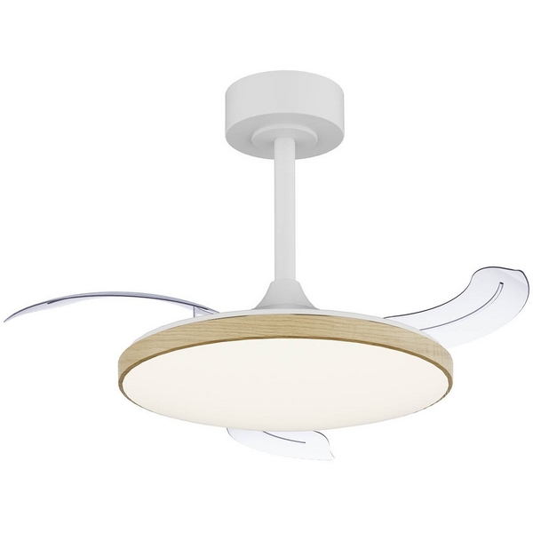 Потолочная светодиодная люстра с вентилятором и пультом Mantra Slim Fan 9009