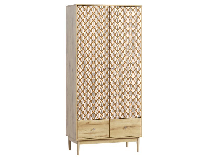 Распашной шкаф Тайрон 2-95x200 Розетта