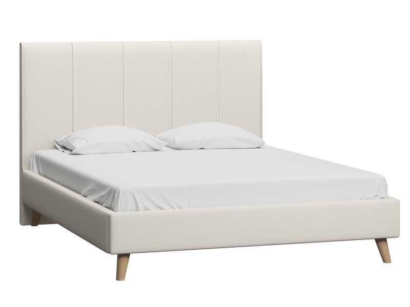 Кровать Шерона-Н 160 Букле Молочный
