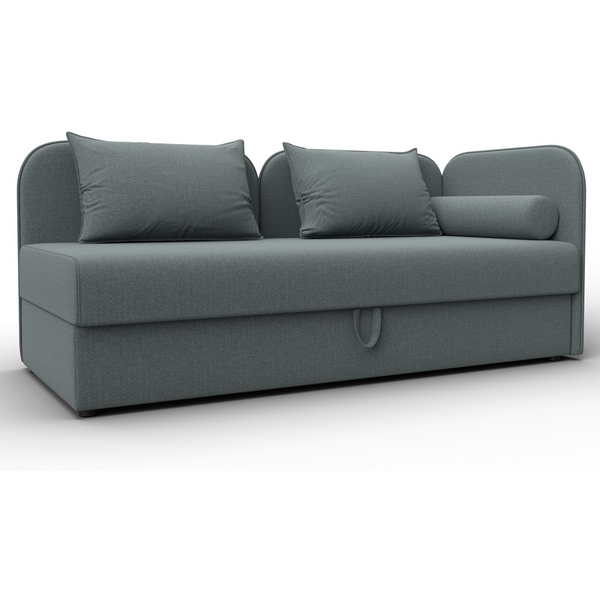 Тахта Лига-094 НПБ (ДСП,ЛДСП,Фанера/Пластик/Рогожка/Серый) Лига Диванов 132527