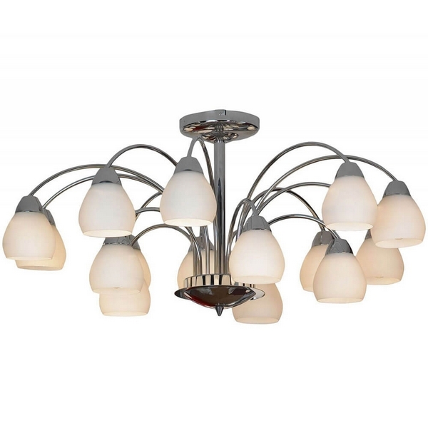 Большая потолочная люстра IP21 Lussole Loft Apiro GRLSF-2403-15 шарики