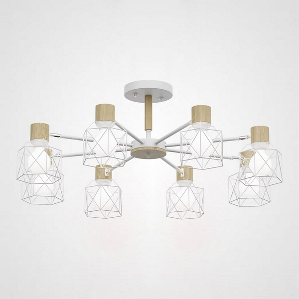 Потолочная люстра Corf B3 White 8 Lamps ImperiumLoft Corf-B01 (189481-26)