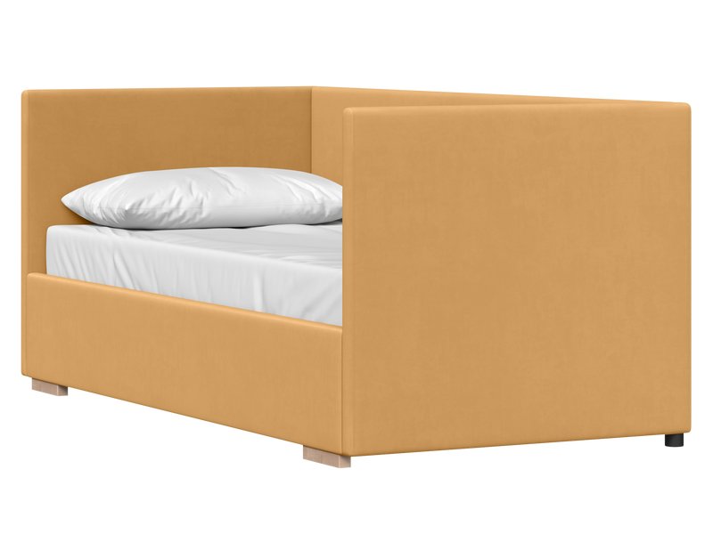 Кровать Сеон 120 Велюр Песочный