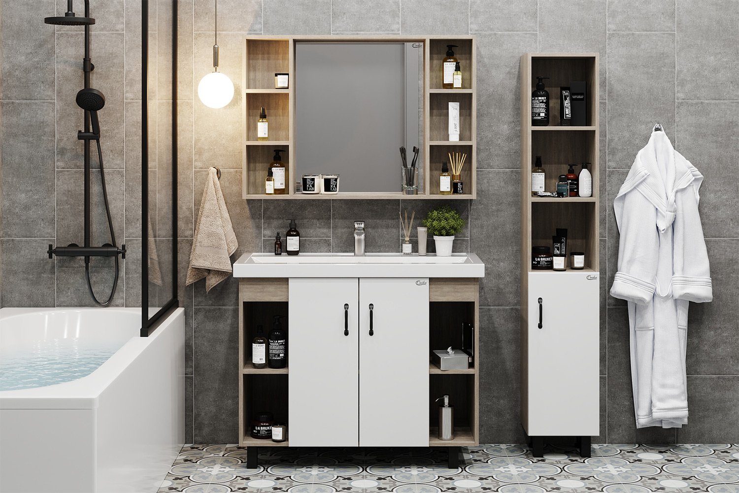 Ванный гарнитур  Тимбер