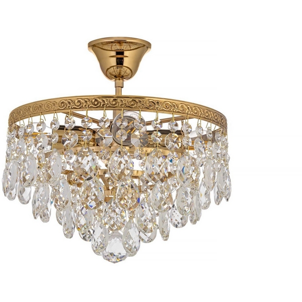 Потолочная люстра хрустальная Arti Lampadari Castellana E 1.3.30.608 G