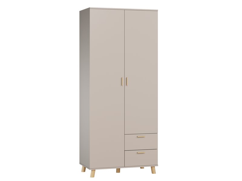 Распашной шкаф Пронто 2-100x220 Латте