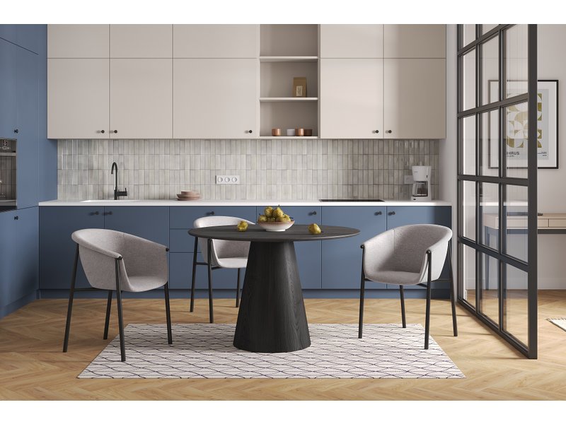 Обеденная группа Лори 120 Ясень Черный